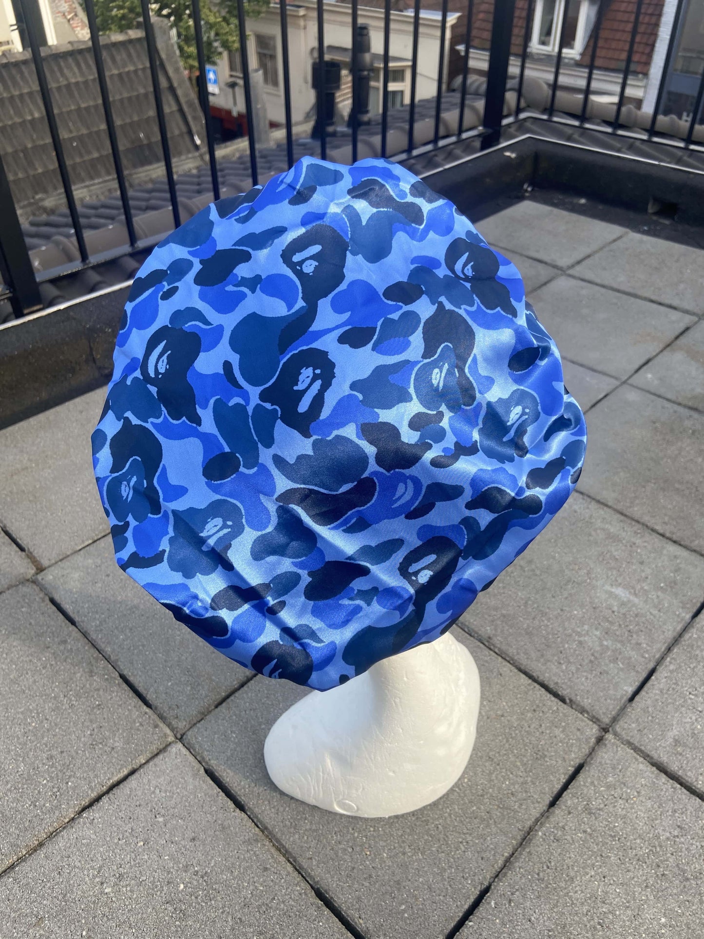 Bonnet - Ape camo Blauw