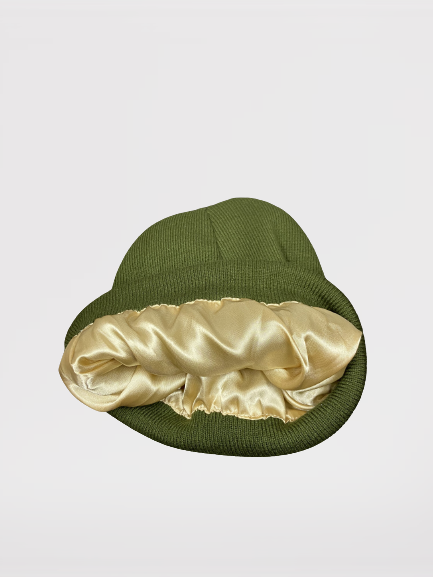 Silk Beanie - Groen