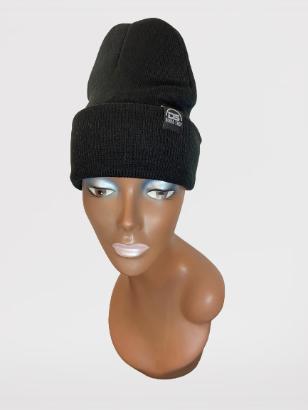 Silk Beanie - Zwart